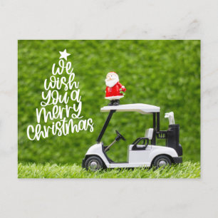 Cartes Pour Fêtes Annuelles Golf Noël thème pour golfeur
