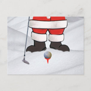 Cartes Pour Fêtes Annuelles Golfe de Santa Claus