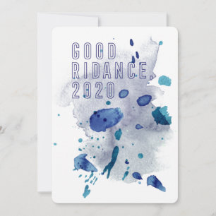 Cartes Pour Fêtes Annuelles Good Riddance, 2020