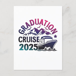 Cartes Pour Fêtes Annuelles Graduation Cruise 2025 - Correspondance de voyage 