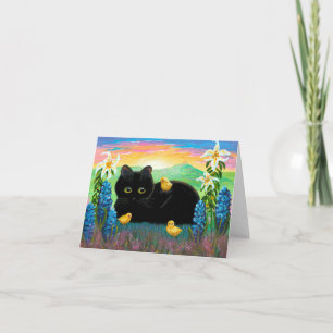 Cartes Pour Fêtes Annuelles Grand chrétien observé Creationarts de poussins de