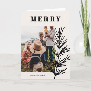 Cartes Pour Fêtes Annuelles Grand Joyeux & Feuilles