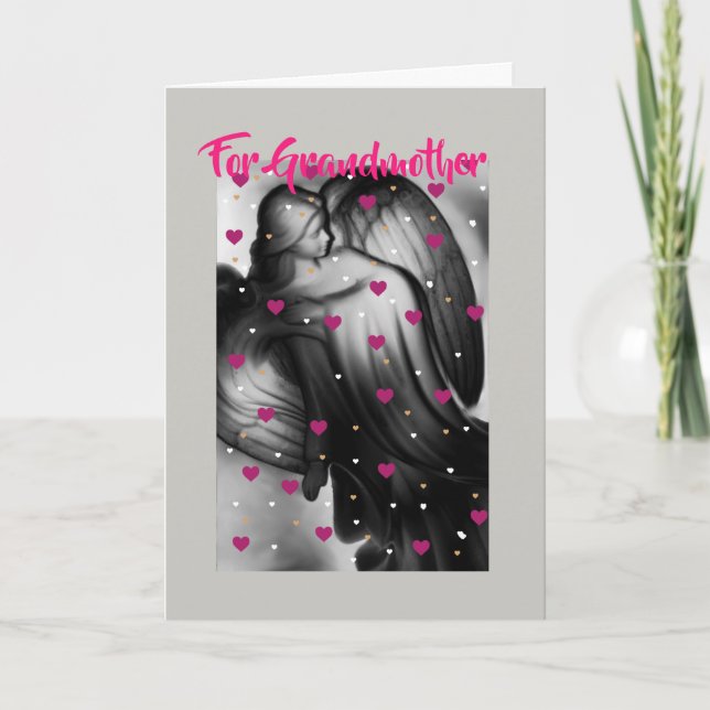 Cartes Pour Fêtes Annuelles Grand-mère (Devant)