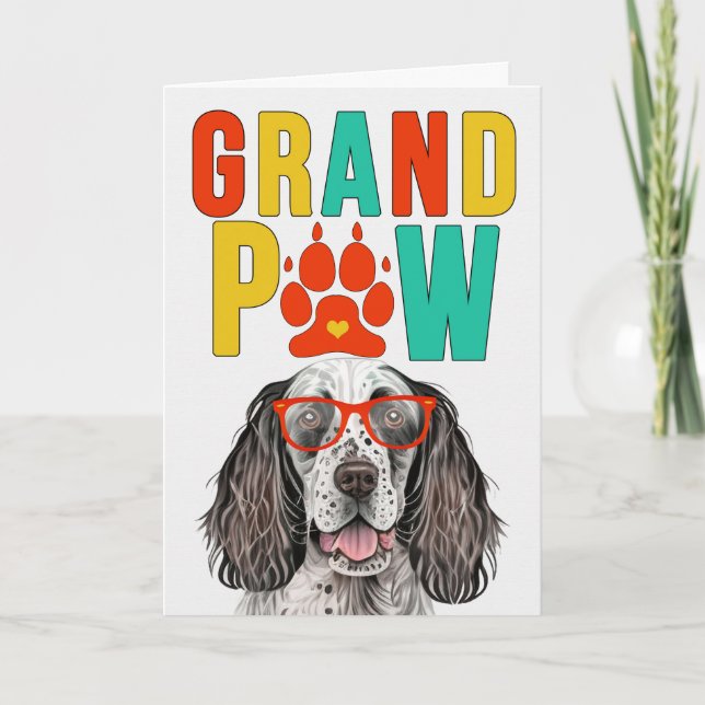 Cartes Pour Fêtes Annuelles GrandDOG Grand-parents Day (Devant)