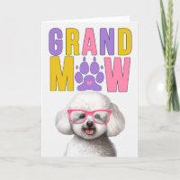 GrandMAW Bichon Frise GrandDOG Grand-parents Day