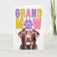 GrandMAW Chocolate Lab GrandDOG Grand-parents Day