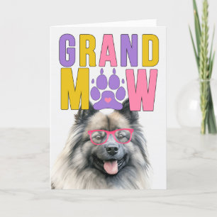 Cartes Pour Fêtes Annuelles GrandMAW Keeshond Chien amusant Fête des grands-pa