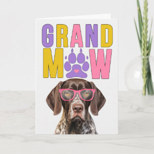 Cartes Pour Fêtes Annuelles GrandMAW Pointer GrandDOG Grand-parents Day