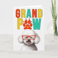 GrandPAW Bichon Frise GrandDOG Grand-parents Day