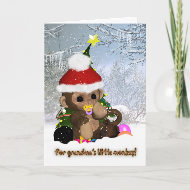 Cartes Pour Fêtes Annuelles Grandson's Christmas (Devant)