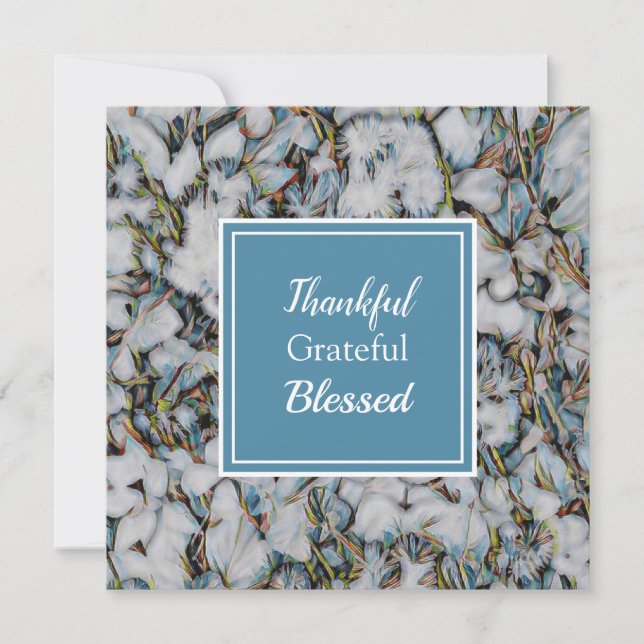 Cartes Pour Fêtes Annuelles Gratuit Bienheureux Noël enneigé fleuri (Devant)