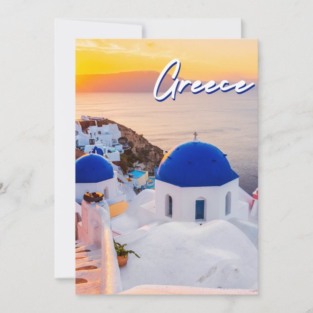 Cartes Pour Fêtes Annuelles Grèce (Devant)