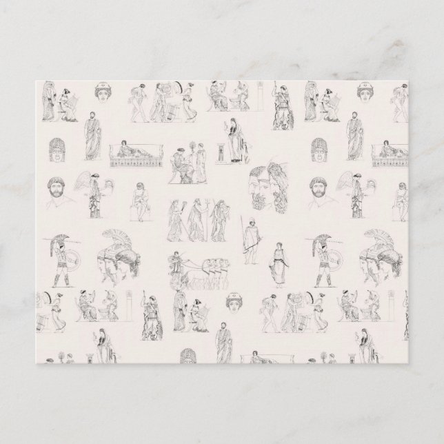 Cartes Pour Fêtes Annuelles Grèce antique Classique Histoire grecque Motif (Devant)