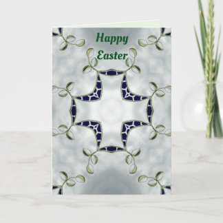 Cartes Pour Fêtes Annuelles Green and Blue Easter card pattern ~