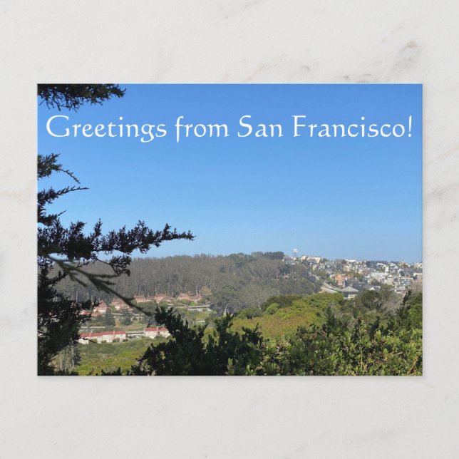 Cartes Pour Fêtes Annuelles Greetings from San Francisco ! Holiday (Devant)