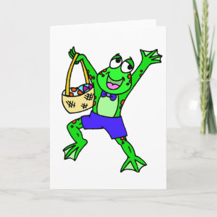 Cartes Pour Fêtes Annuelles Grenouille de Pâques