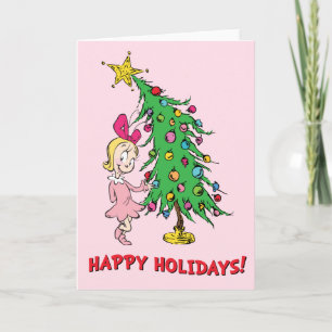 Cartes Pour Fêtes Annuelles Grille   J'ai été Cindy-Lou qui bon