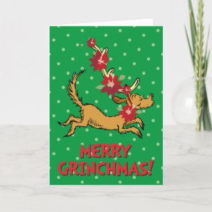 Cartes Pour Fêtes Annuelles Grille   Max Christmas Pointsettia