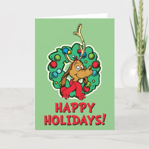 Cartes Pour Fêtes Annuelles Grille   Max Christmas Wreath