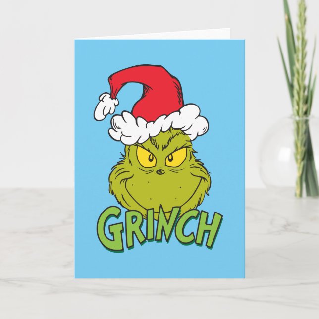 Cartes Pour Fêtes Annuelles Grinch classique | Naughty ou Nice (Devant)