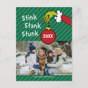 Cartes Pour Fêtes Annuelles Grinch Puanteur Puait Pué