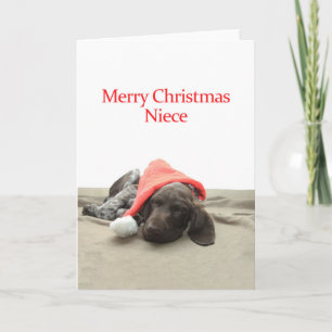 Cartes Pour Fêtes Annuelles Grizzly brillant niece Joyeux Noël