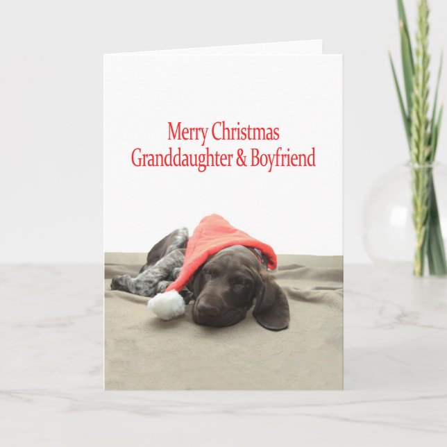 Cartes Pour Fêtes Annuelles Grizzly Grandgirl et copine Merry Chr (Devant)