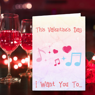 Cartes Pour Fêtes Annuelles Groove dans mon coeur Cette Saint Valentin