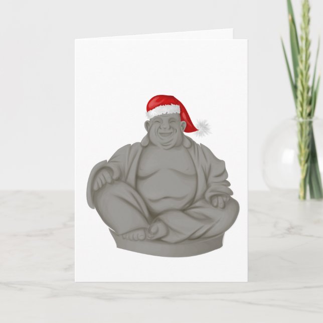 Cartes Pour Fêtes Annuelles Gros hommes heureux (Devant)