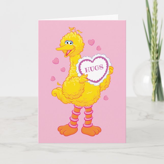 Cartes Pour Fêtes Annuelles Grosse Valentin d'Oiseau (Devant)