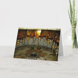 Cartes Pour Fêtes Annuelles Grotte de la nativité