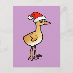 Cartes Pour Fêtes Annuelles Grue bébé Père Noël