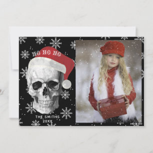 Cartes Pour Fêtes Annuelles Grunge Skull Santa Photo