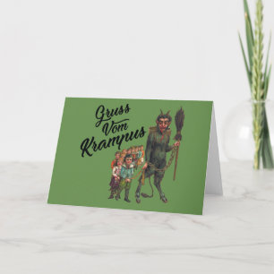 CARTES POUR FÊTES ANNUELLES GRUSS VOM KRAMPUS