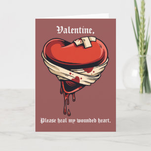 Cartes Pour Fêtes Annuelles Guérir mon coeur blessé Saint Valentin