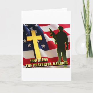 Cartes Pour Fêtes Annuelles Guerrier de prière