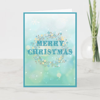 Cartes Pour Fêtes Annuelles Guirlande de Noël