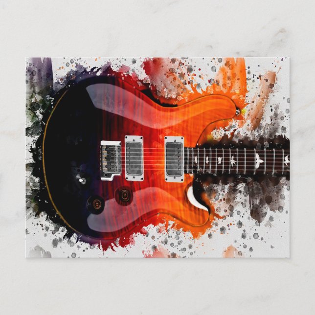 Cartes Pour Fêtes Annuelles Guitare Al Di Meola | Musique pop | Music Lover (Devant)