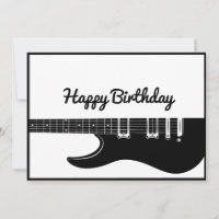 Guitare Joyeux Anniversaire