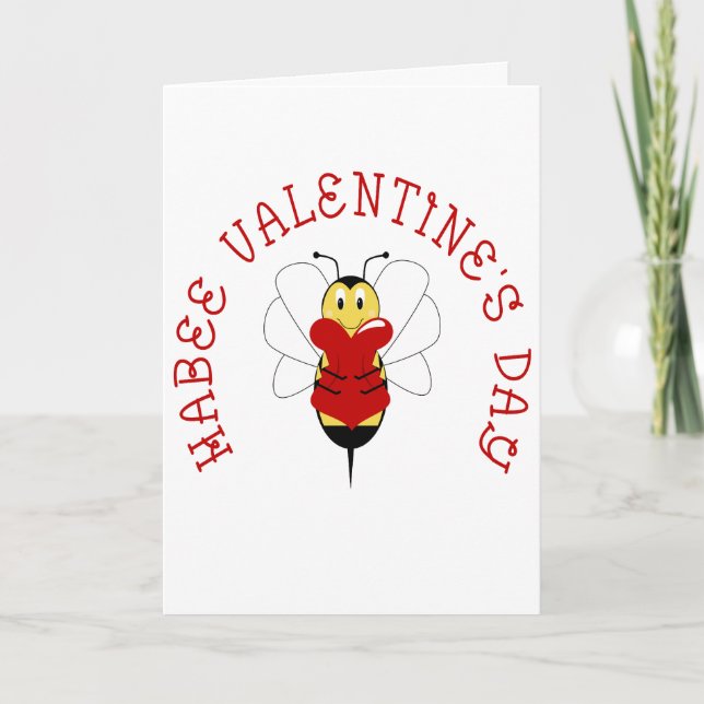 Cartes Pour Fêtes Annuelles Habee Valentine's Day Greeting Card (Devant)