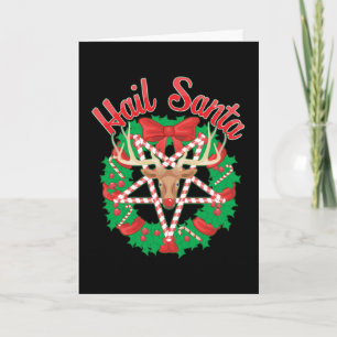 Cartes Pour Fêtes Annuelles Hail Santa !