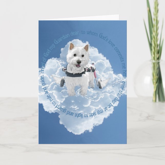 Cartes Pour Fêtes Annuelles Hailey Westie (Devant)