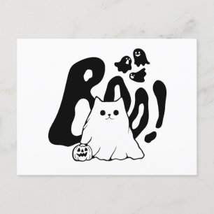Cartes Pour Fêtes Annuelles Halloween chaton mou