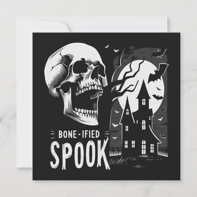 Cartes Pour Fêtes Annuelles Halloween d'horreur (Devant)