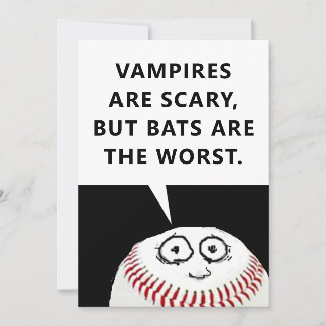Cartes Pour Fêtes Annuelles Halloween drôle (Devant)