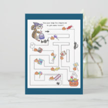 Halloween enfants Activités amusantes Maze Colorat