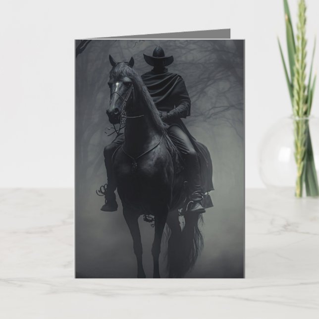 Cartes Pour Fêtes Annuelles Halloween mystérieux et étrange (Devant)