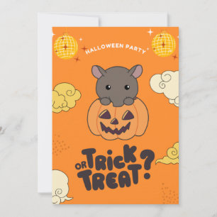 Cartes Pour Fêtes Annuelles Halloween Party Trick or Treat Tapier Pumkin Holid