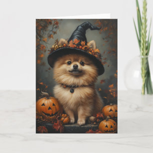 Cartes Pour Fêtes Annuelles Halloween sorcière de Poméranie