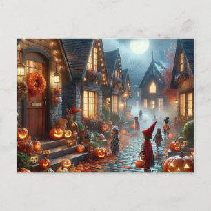 Cartes Pour Fêtes Annuelles Halloween tricher ou traiter les enfants